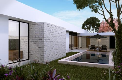 Casa en venta de una planta en Dzitya Mérida Super Equipada